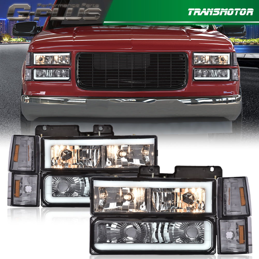 1994-1998 for GMC C10 C/K C1500 C2500 C3500 LED DRL