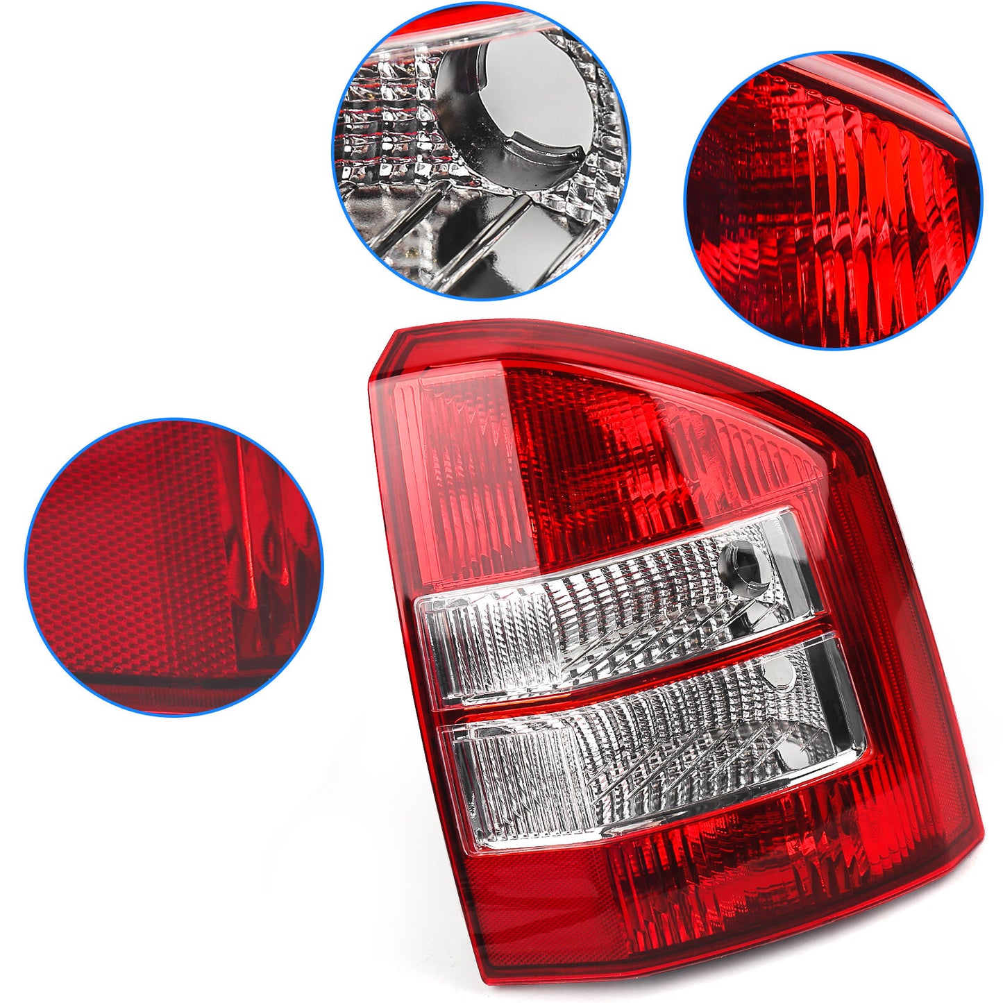 Applicable to 2007-2010 for Jeep compass breaking red taillights, passenger right hand.