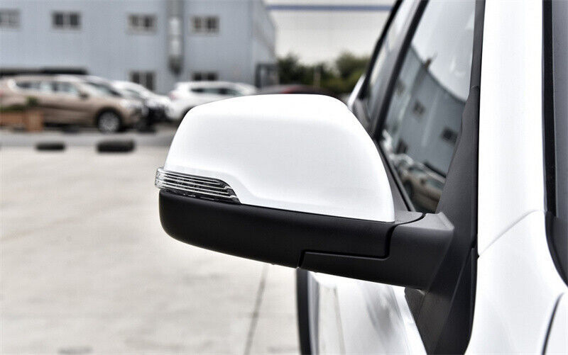 White Right Rearview Door Mirror Shell Cover Cap for Chery Tiggo 2/3X 2017-2020