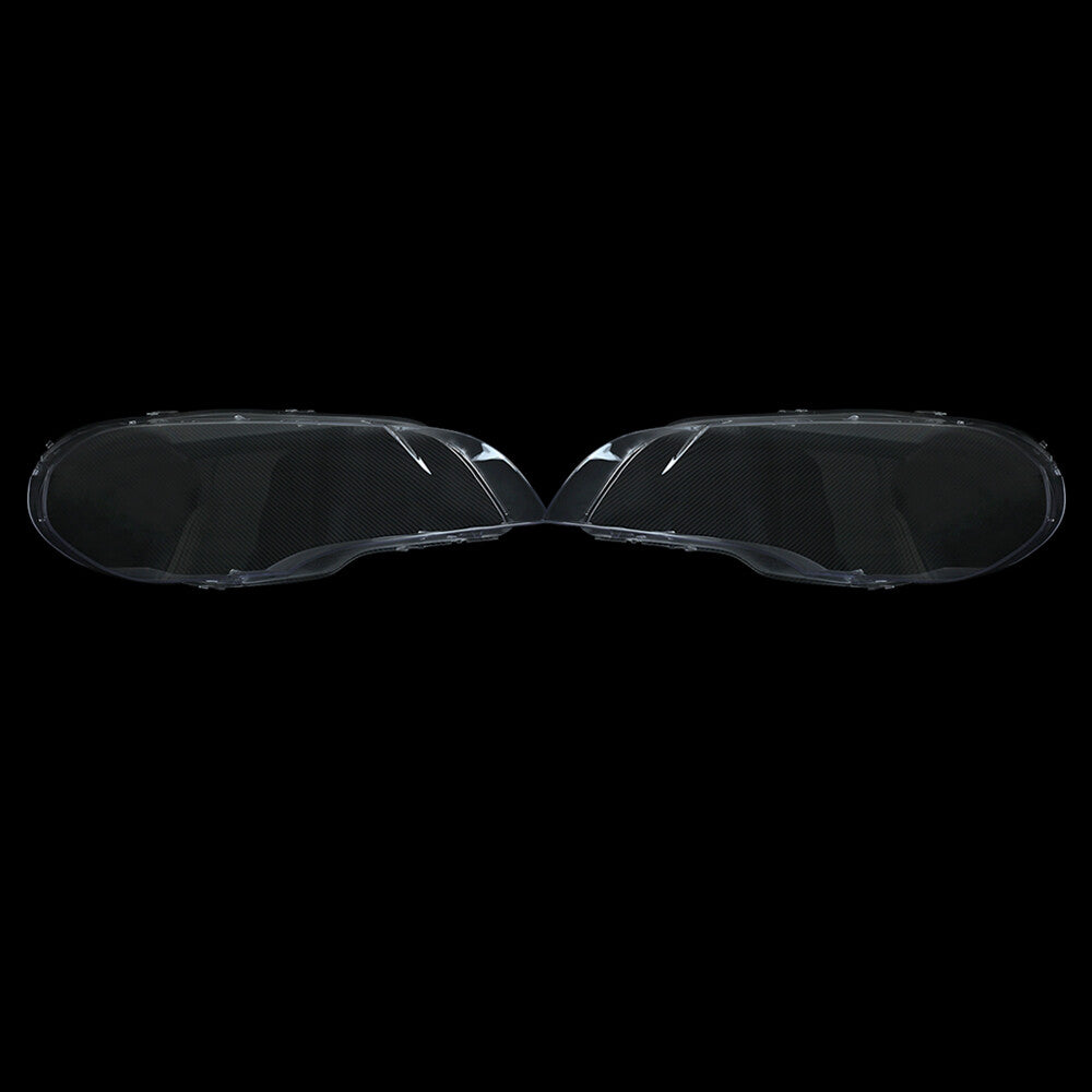 Car headlight lens protective cover, transparent LH+RH, suitable for BMW X5 E70 (2007-12-)