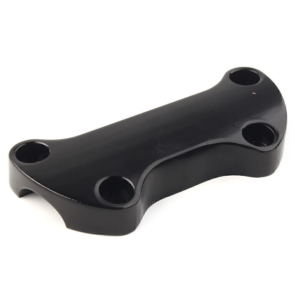 Black Smooth Handlebar Riser Top Clamp for Harley Dyna Softail Sportster 1 Bars