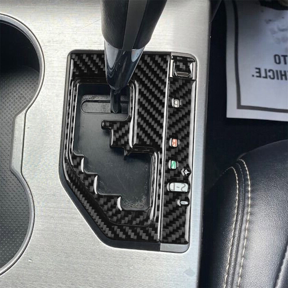 For Toyot@ for Camry 2012-14 RHD Gear Shift Indicator Box Frame Cover Carbon Fiber¡Á5