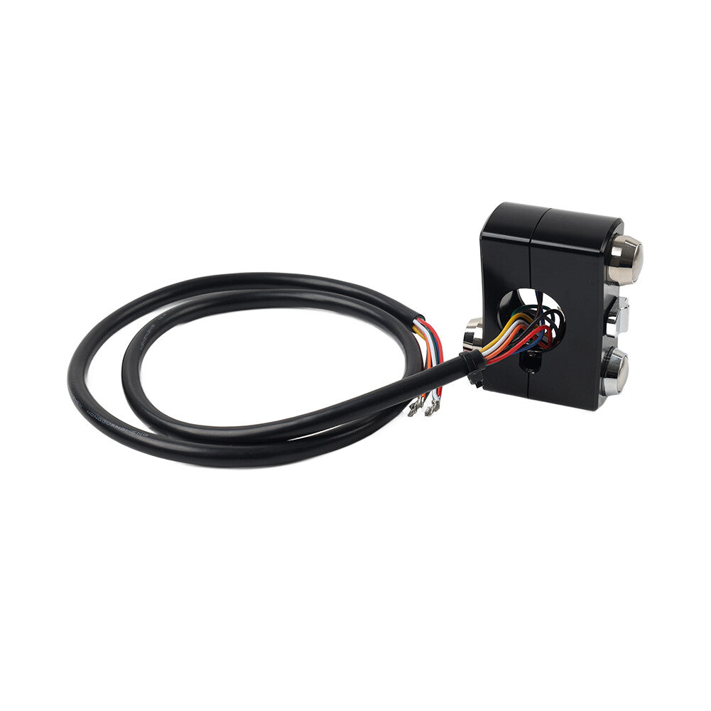 1 Motorcycle Handlebar Control Switch Horn Turn Signal Light Fit for Harley Bobber