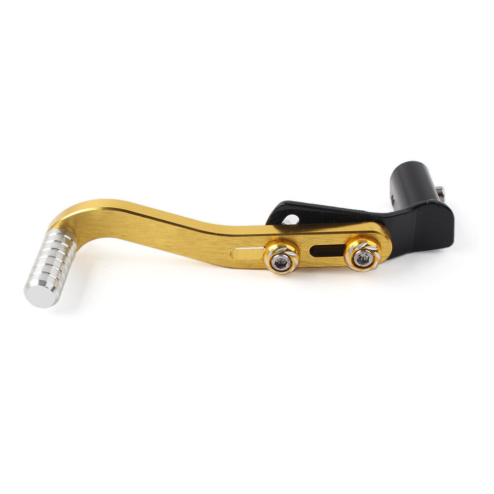 Universal Motorcycle CNC Aluminum Gear Shift Lever Footrest Pedal Shifter Gold