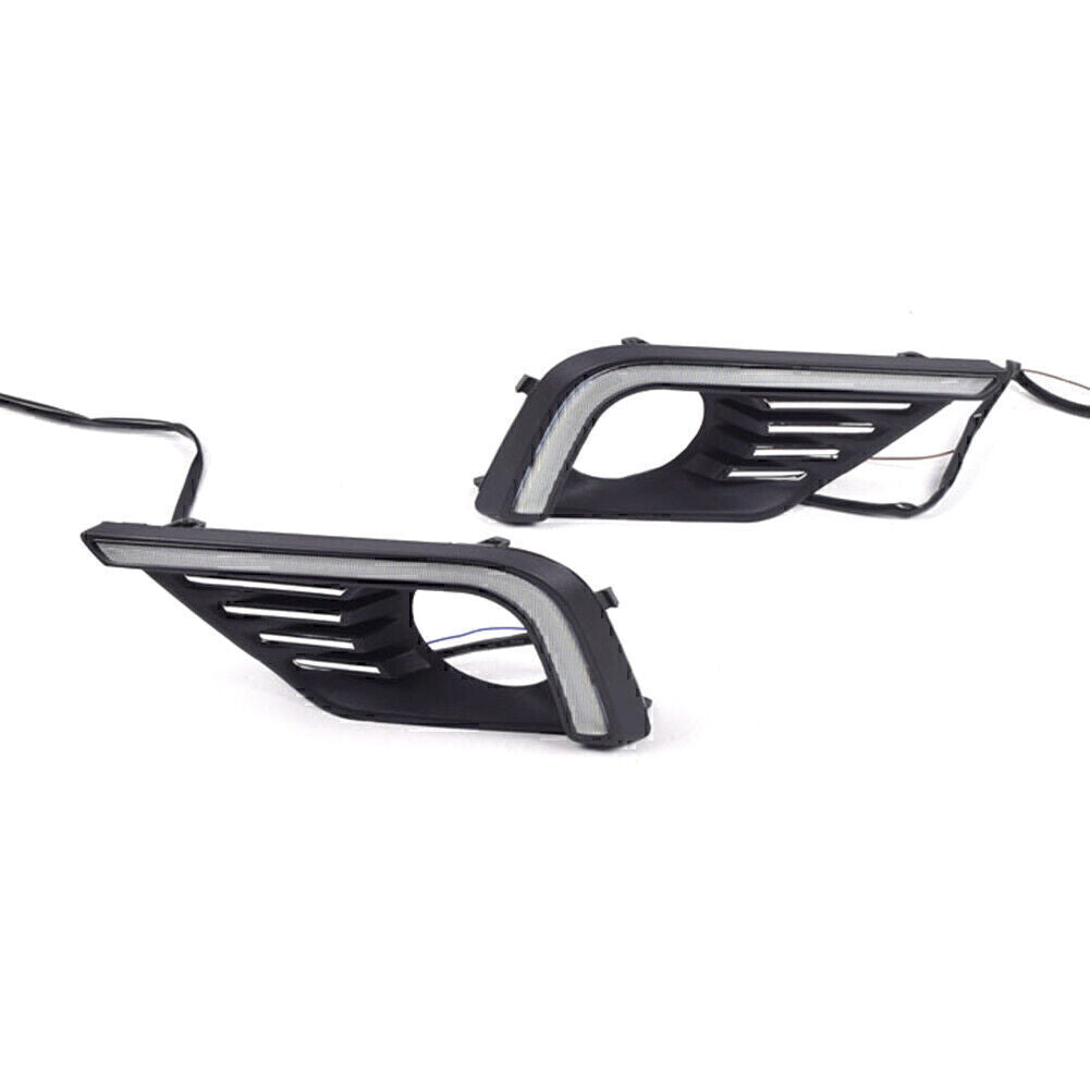 LED DRL Daytime Running Light Fog Day Lamp W/ Turn for Nissan Altima 2016-17