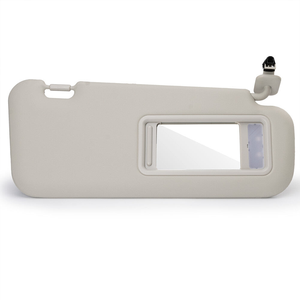 Right Side Gray Sun Visor W/ Light for Mazda 3 10-13 For BBM369270C-75