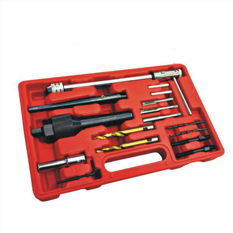 Car Broken Light Plug Removal Tool Kit 8mm 10mm Repair 1/4 - 28 UNF Hexagonal
