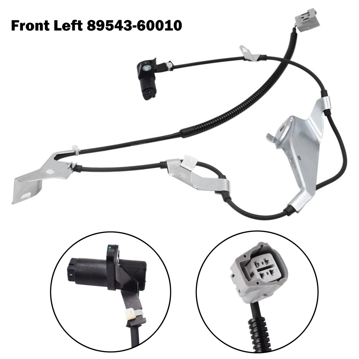 4PCS Rear Left Right Car ABS Wheel Speed Sensor for Toyota for Land Cruiser LX470