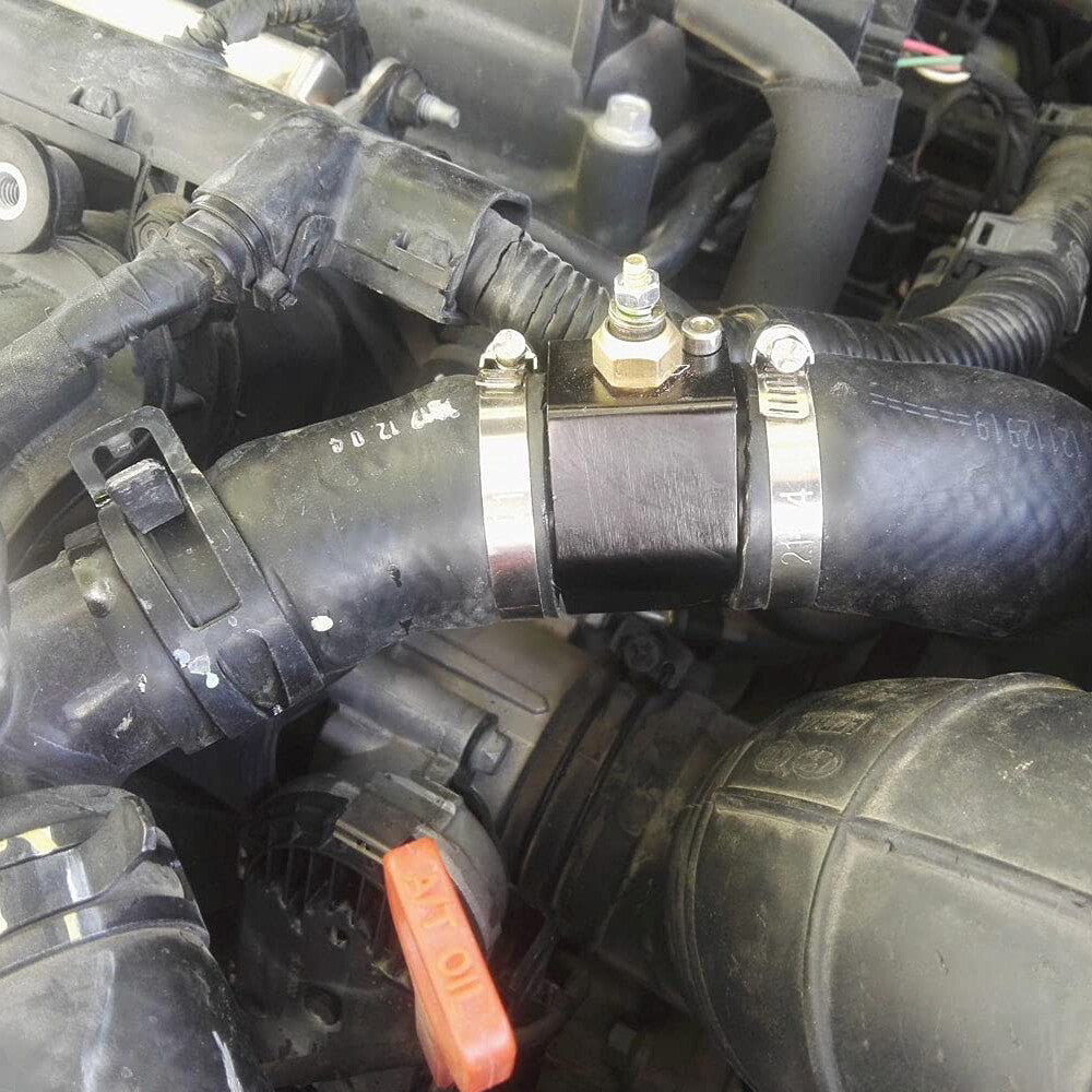 38mm Water Temp Temperature Joint Pipe Sensor Gauge Radiator Hose Adapter 1/8NPT