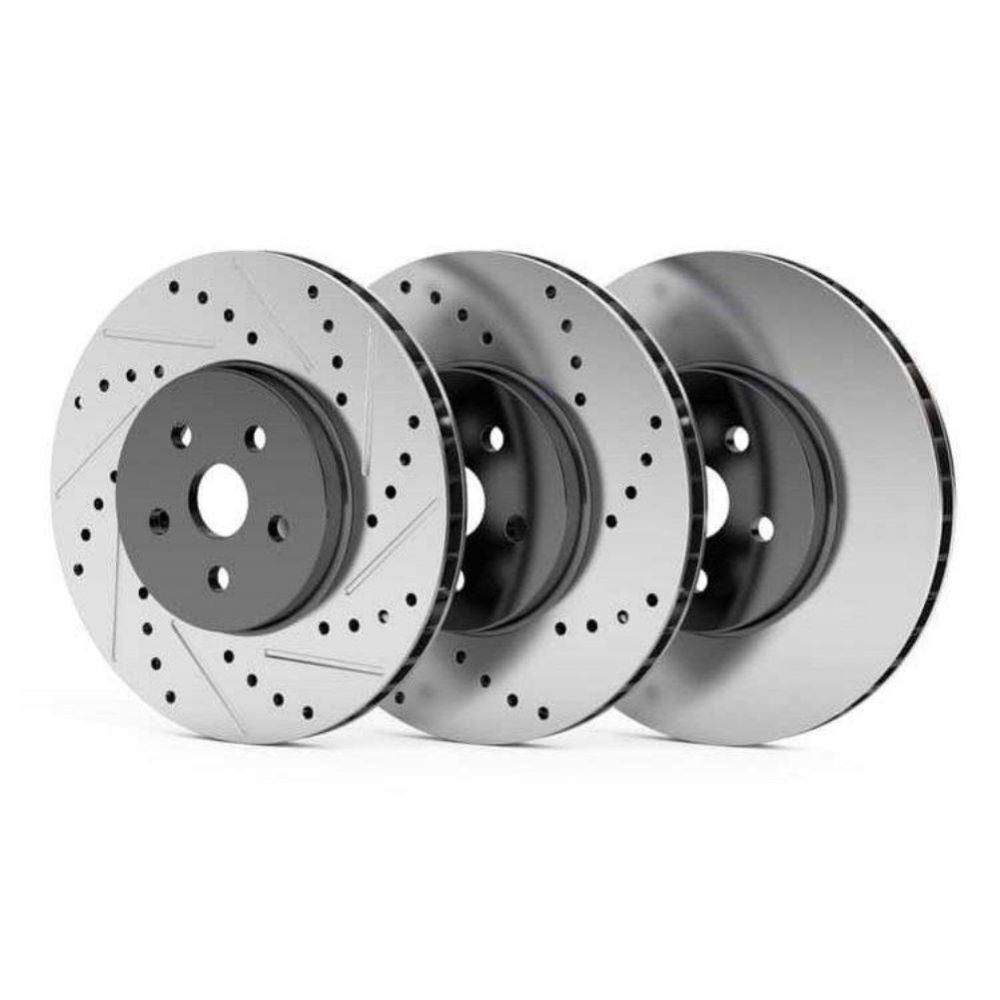 Front Brake Disc Rotors Kit For 2008-2012 for Mercedes-Benz C350 2010-2012 E350