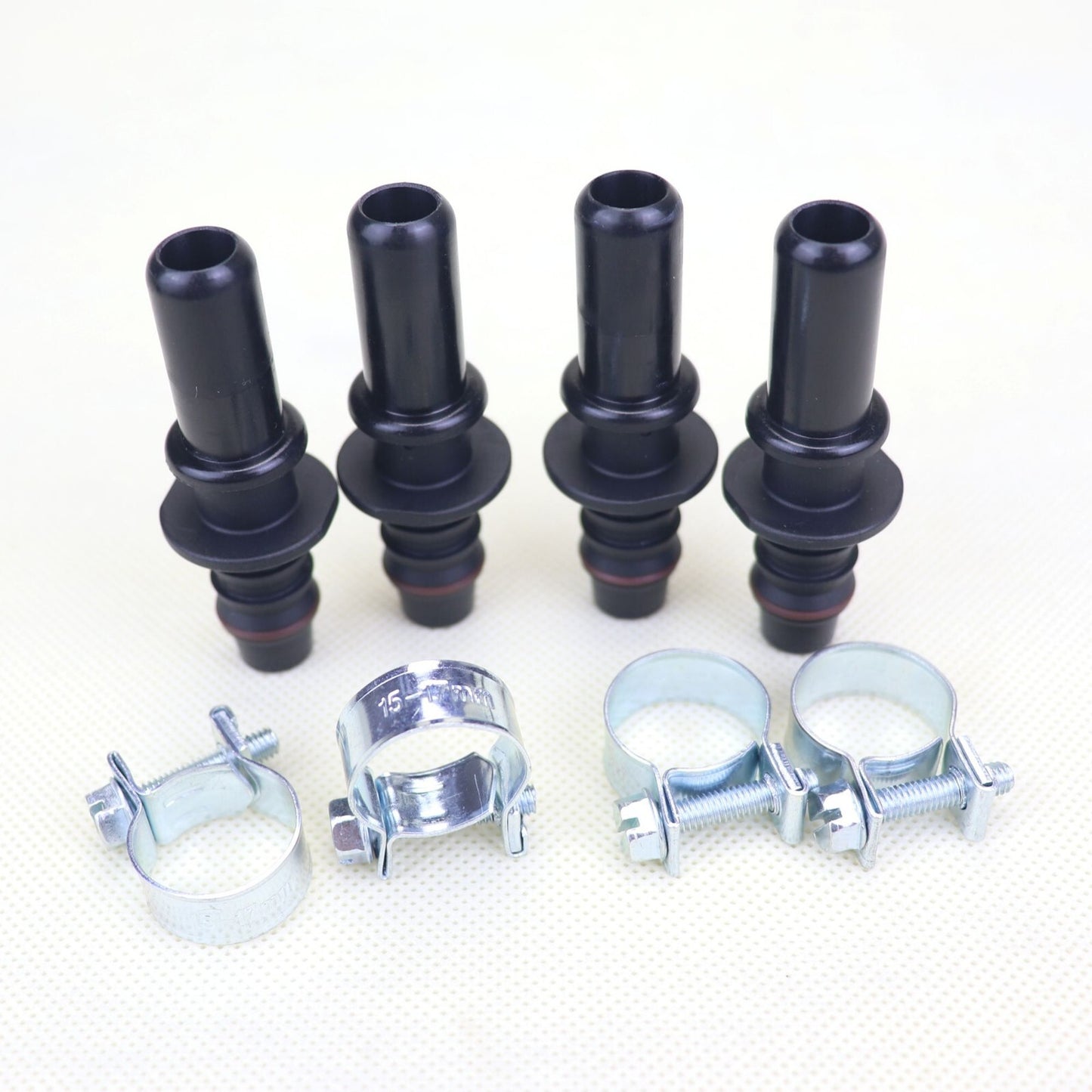 4X Male Nylon Fuel Line Quick Connect Release Hose Disconnect11.8mm SAE 3/810mm