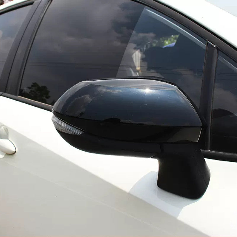 2-Piece Set of Glossy Black Side Mirror Covers for Toyota for Corolla 2019-2024