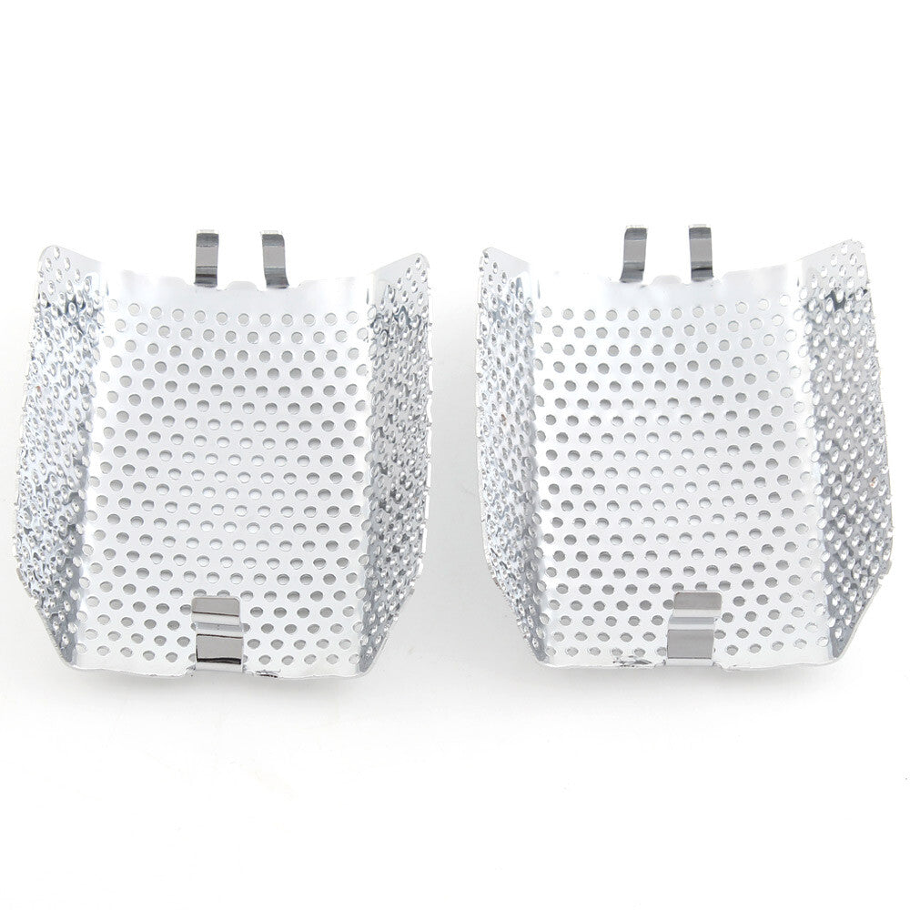 Chrome Front Brake Caliper Insert Set Cover for Harley Touring V-Rod 2006-2021