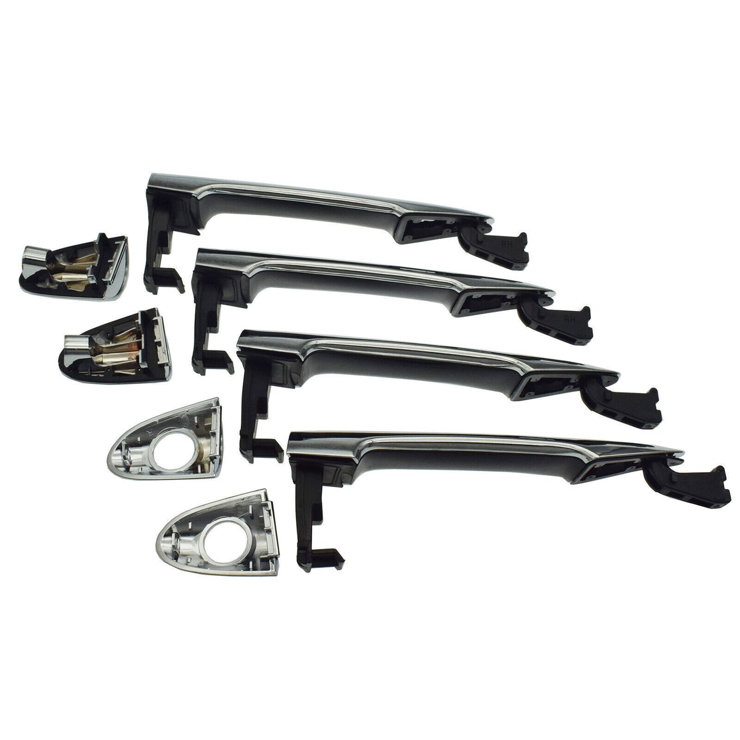 for Kia Picanto 2011-2016 Set of 4 Exterior Door Handles Chrome FL RL RR NEW