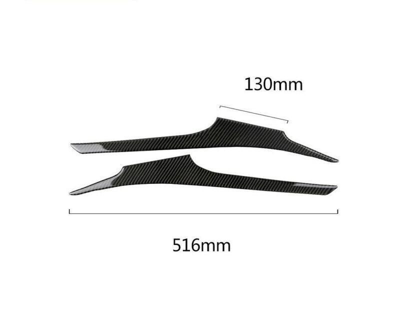 A Interior Real Carbon Fiber Inner Door Panel Stripe Trim Fits 14-19 IS250 IS350