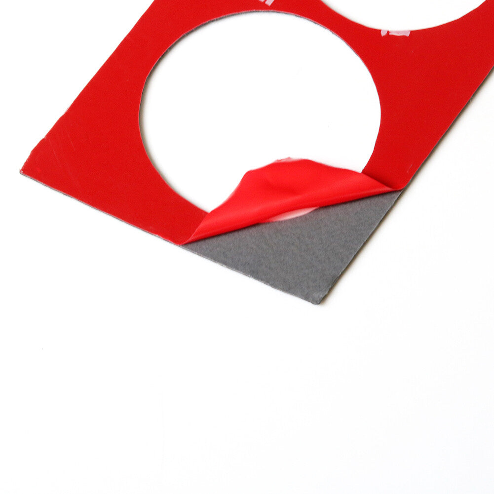 Red Carbon Fiber Conditioner Switch Button Trim Cover for Subaru Forester Type A