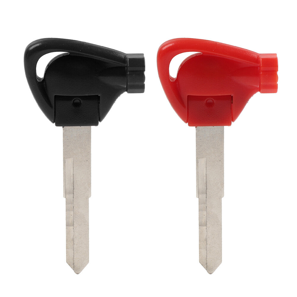 2x Right Ignition Key Blank Shell Case Uncut Blade for Yamaha Motorbike Scooter