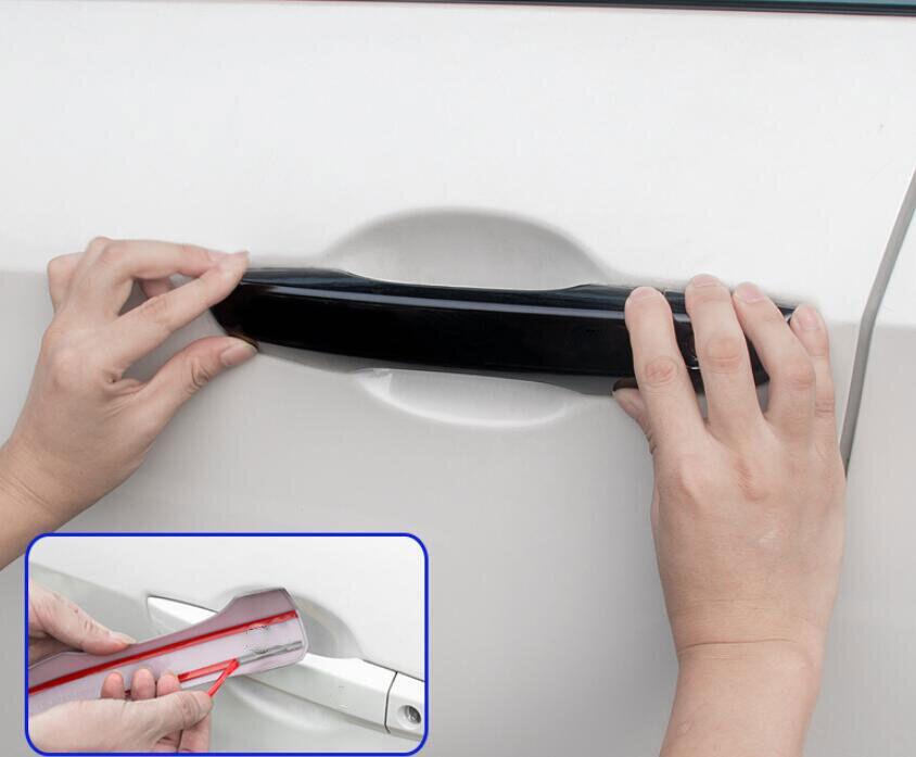 for Honda for Civic Sedan Hatchback 2016-21 Gloss Black Side Door Handle Cover Decor