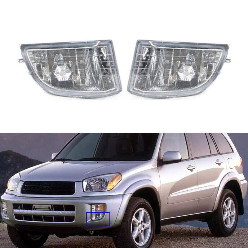 LHRH Front Bumper Fog Lamp Driving Lamp without bulb for Toyota Rav4 2001-2003