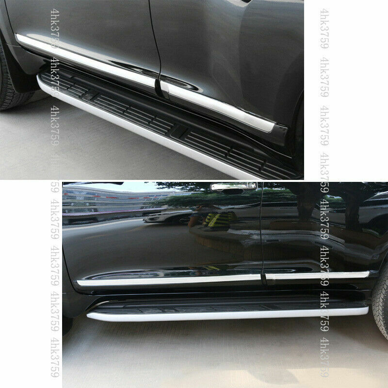 for Toyota LC Prado FJ150 2010-2021 Car Side Door Body Strips Rubbing Cover trim