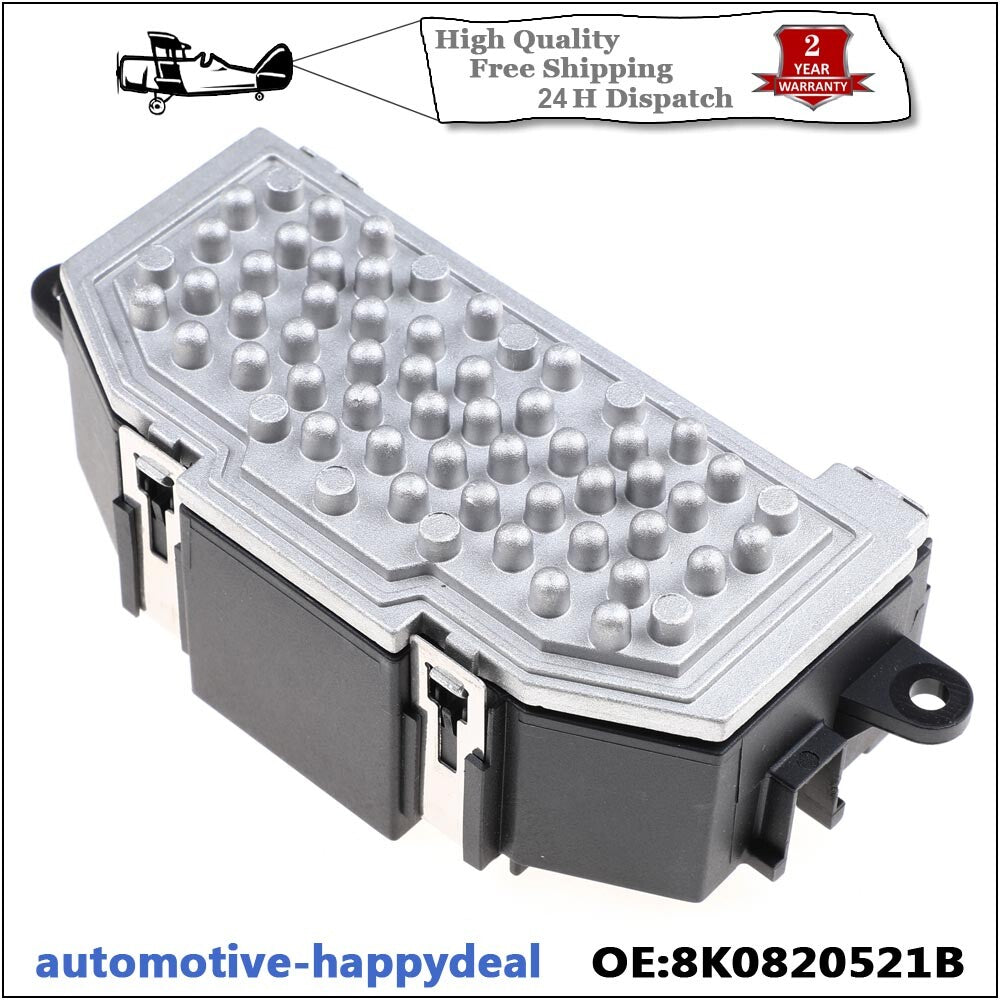 Heater Blower Fan Motor Resistor 8K0820521B for Audi A4 B8, A5 8T, for A8 4H, Q5 8R