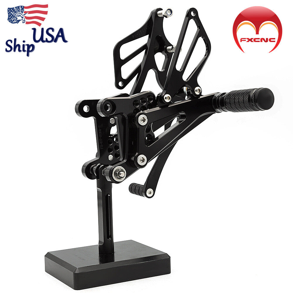 Suitable for Yamaha YZF R1 2007-2008 CNC geared footstool, foot spikes, pedals, and derailleur gears.
