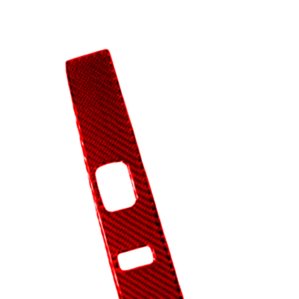 Red Carbon Fiber (2DR) Front Door Control Cover For Colorado 04-12/ for Canyon 05-12