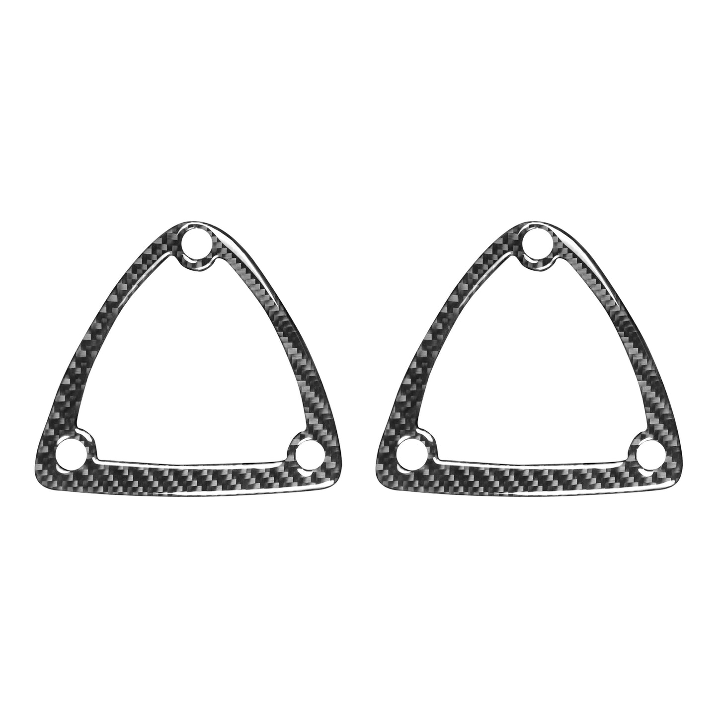 2Pcs for Mazda RX-8 2004-2008 Carbon Fiber for Seat Headrest Decorative Cover Trim