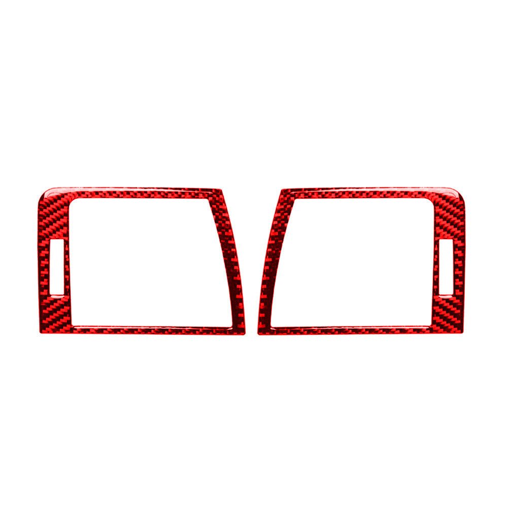 Red carbon fiber side air vent sticker decoration for BMW 3 Series E46 1998-05