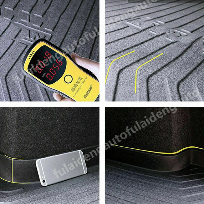 Black All Weather Trunk Floor Cargo Tray Liner Mat for Toyota Highlander 2020-23