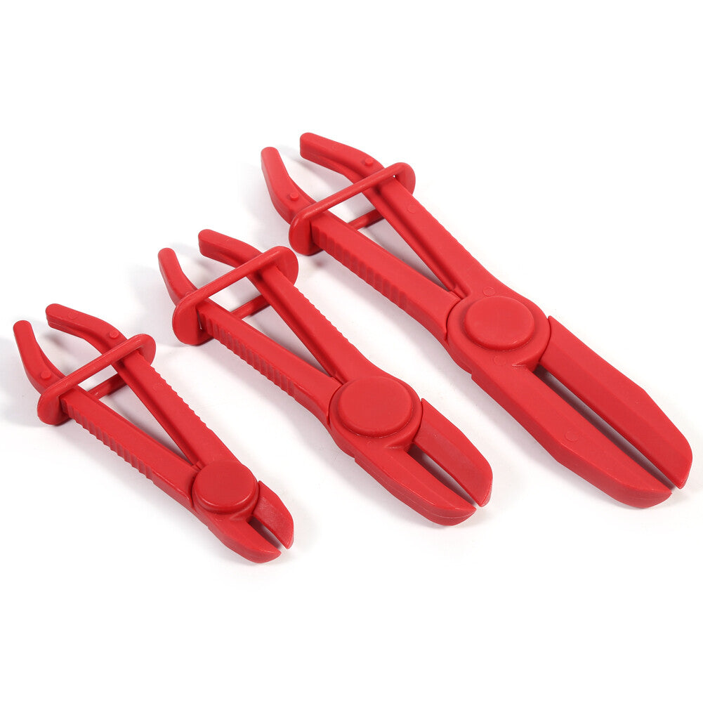 Hot 3pcs Nylon Hose Clamp Tool Set Brake Fuel Water Line Clamp Plier Hands