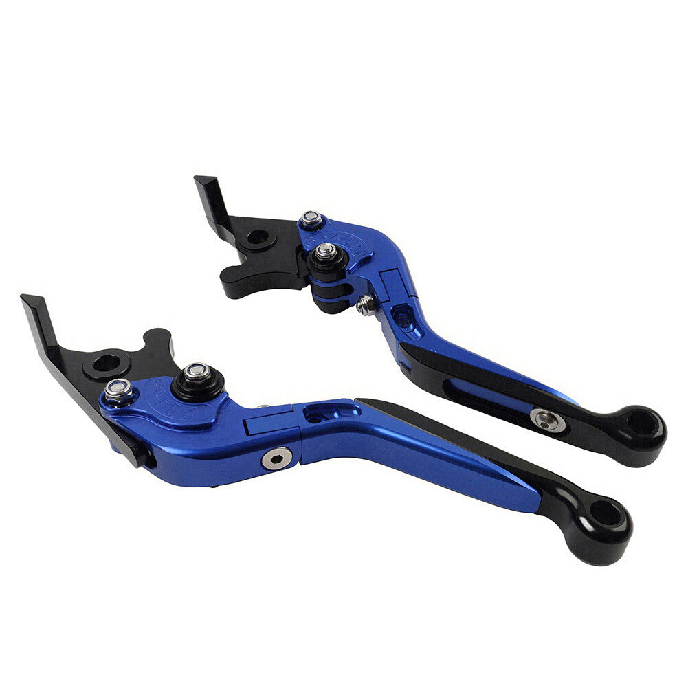 CNC Folding Extendable Brake Clutch Levers for Honda CBR125R CBR150R Blue