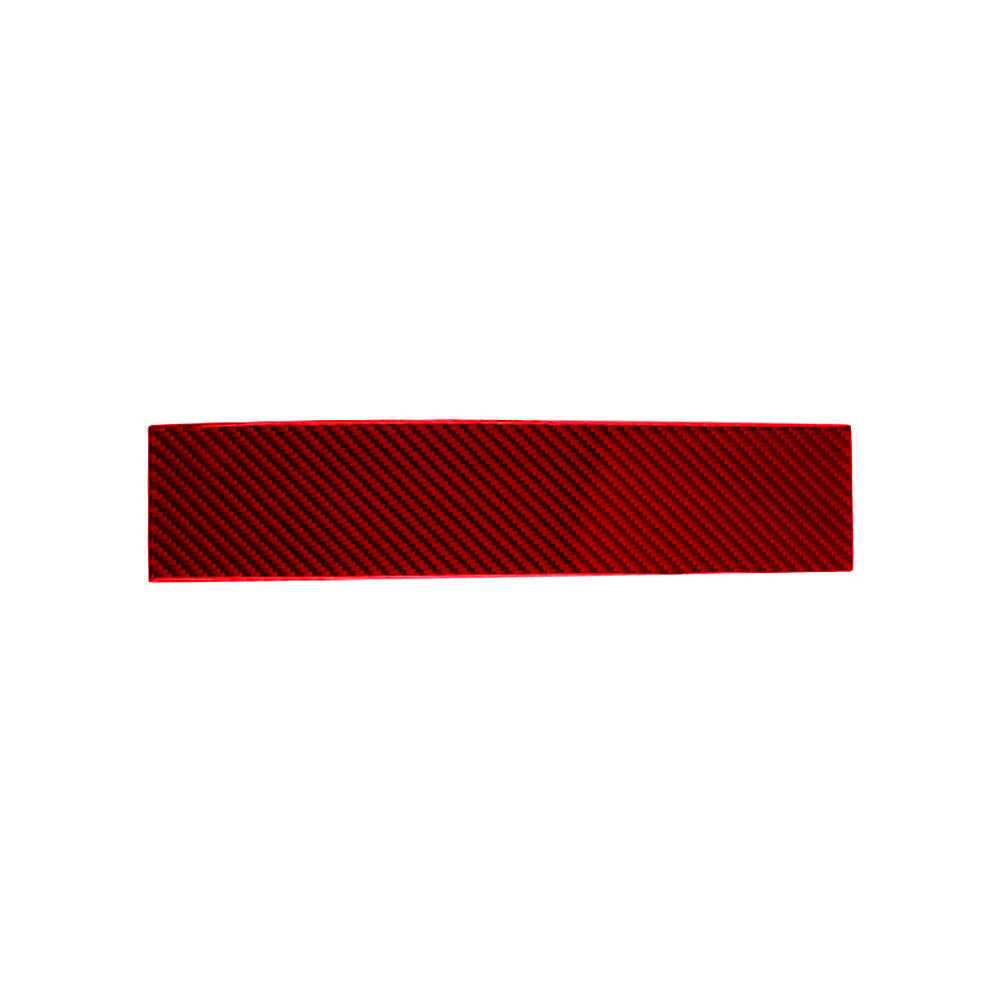 Red Passenger Central Control Trim Cover Carbon Fiber for VW Touareg 2011-2018