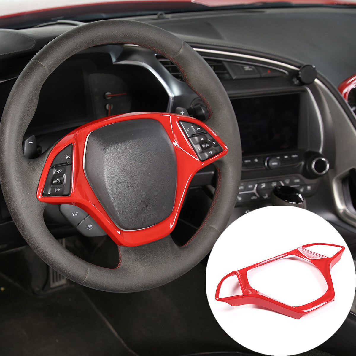 Carbon fiber gear shift indicator cover trim for Toyota FJ Cruiser 2007 - 2021