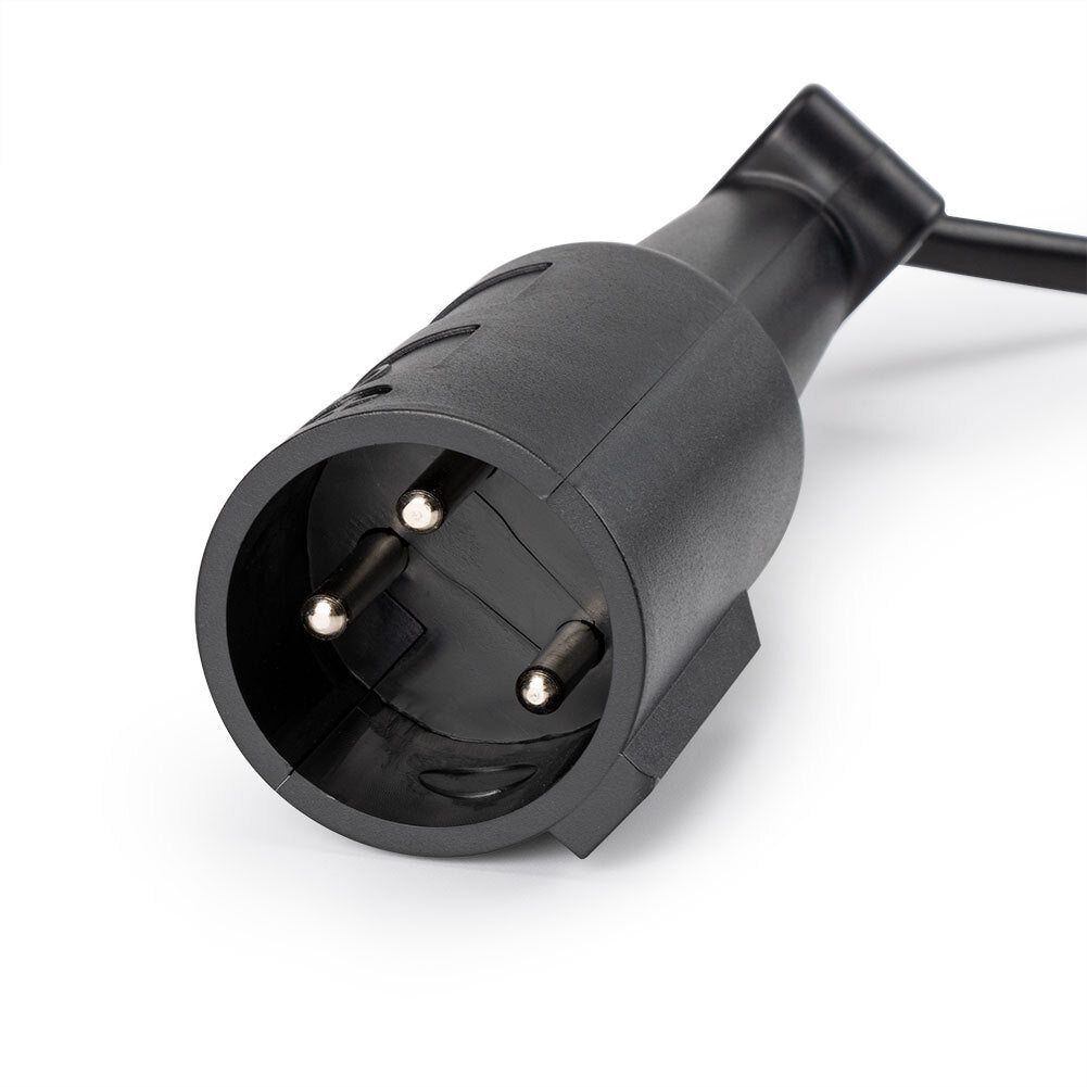 Battery charger connector, round charging, compatible with EzGo for golf cart 48V 5A 3-pin plug, new.