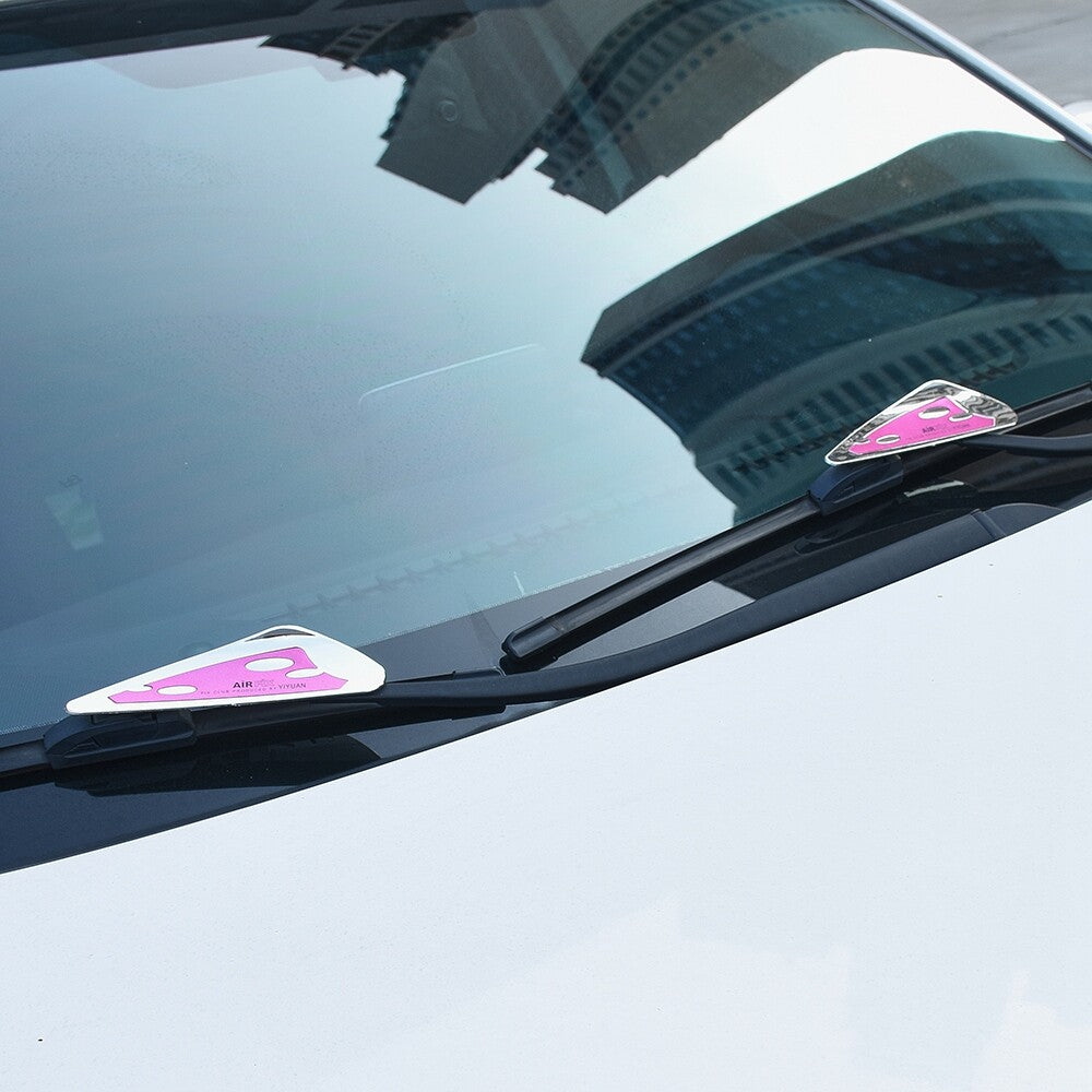 2x Car Windscreen Wiper Stand Windshield Wiper Wing Pressure Tables Purple