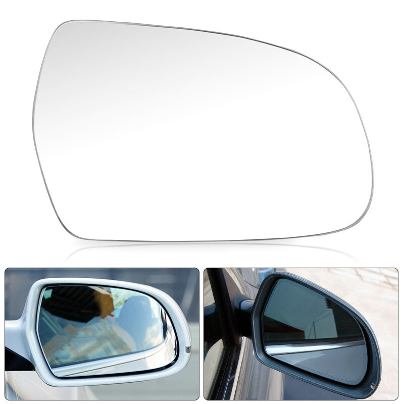Mirror Glass w/ Backing Heated Passenger Right Side for Audi A5 A3 S5 A4 Quattro
