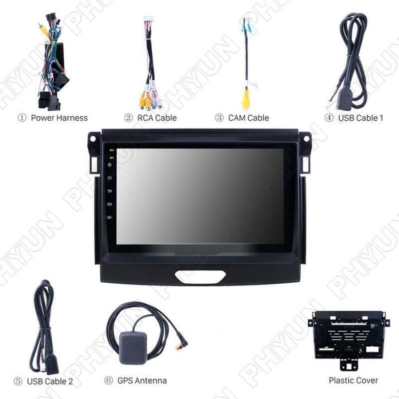 2.5D Screen 9 Android 10.0 Car GPS Navigation Radio for Ford Ranger 2016-2019