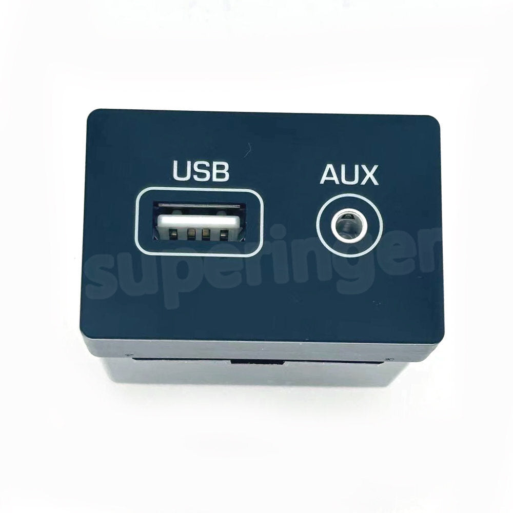 USB/AUX audio input port adapter jack compatible with 17~19 for Hyundai Santa Fe XL