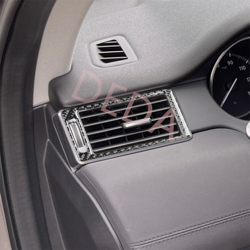 2¡ÁCarbon Fiber Side Air Vent Outlet Cover for Land Rover Discovery Sport 2015-19