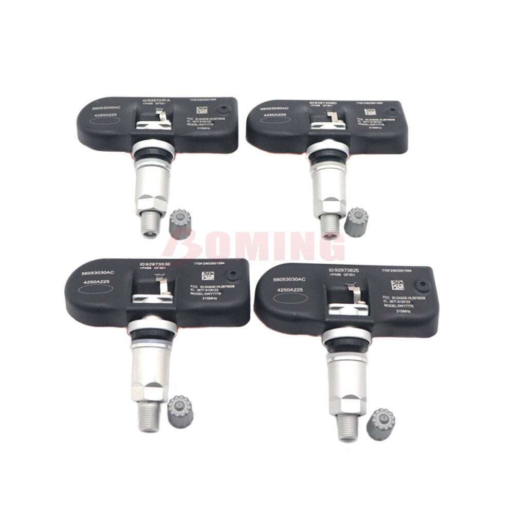 4PCS TIRE PRESSURE SENSOR TPMS 56053030AC Fit for Chrysler for Dodge for Jeep 56053030AB