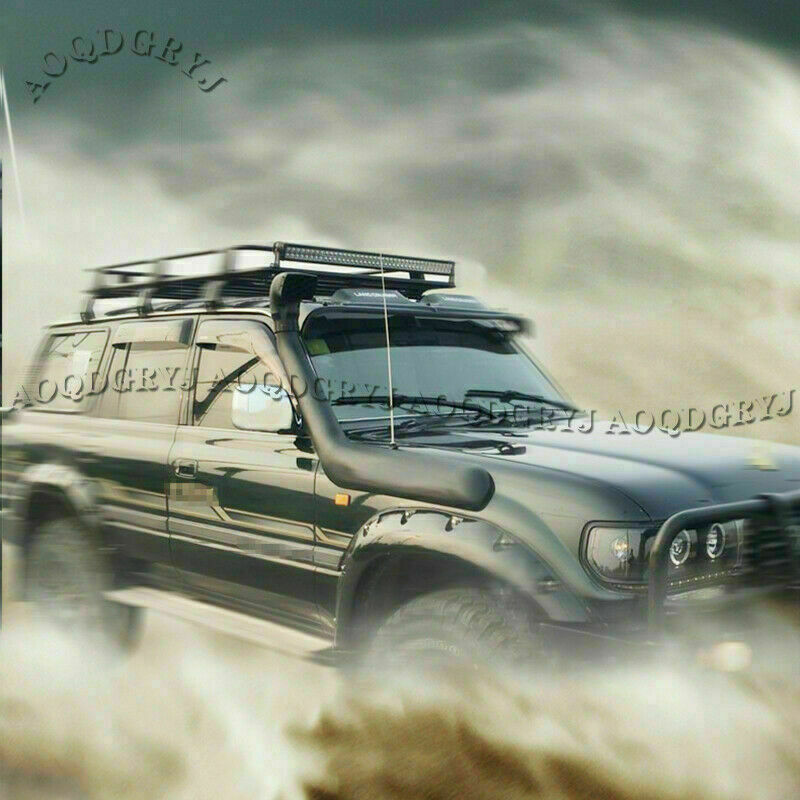 Black Intake Snorkel System Kit for Toyota for Land Cruiser LC/FJ80 Series 1991-1997