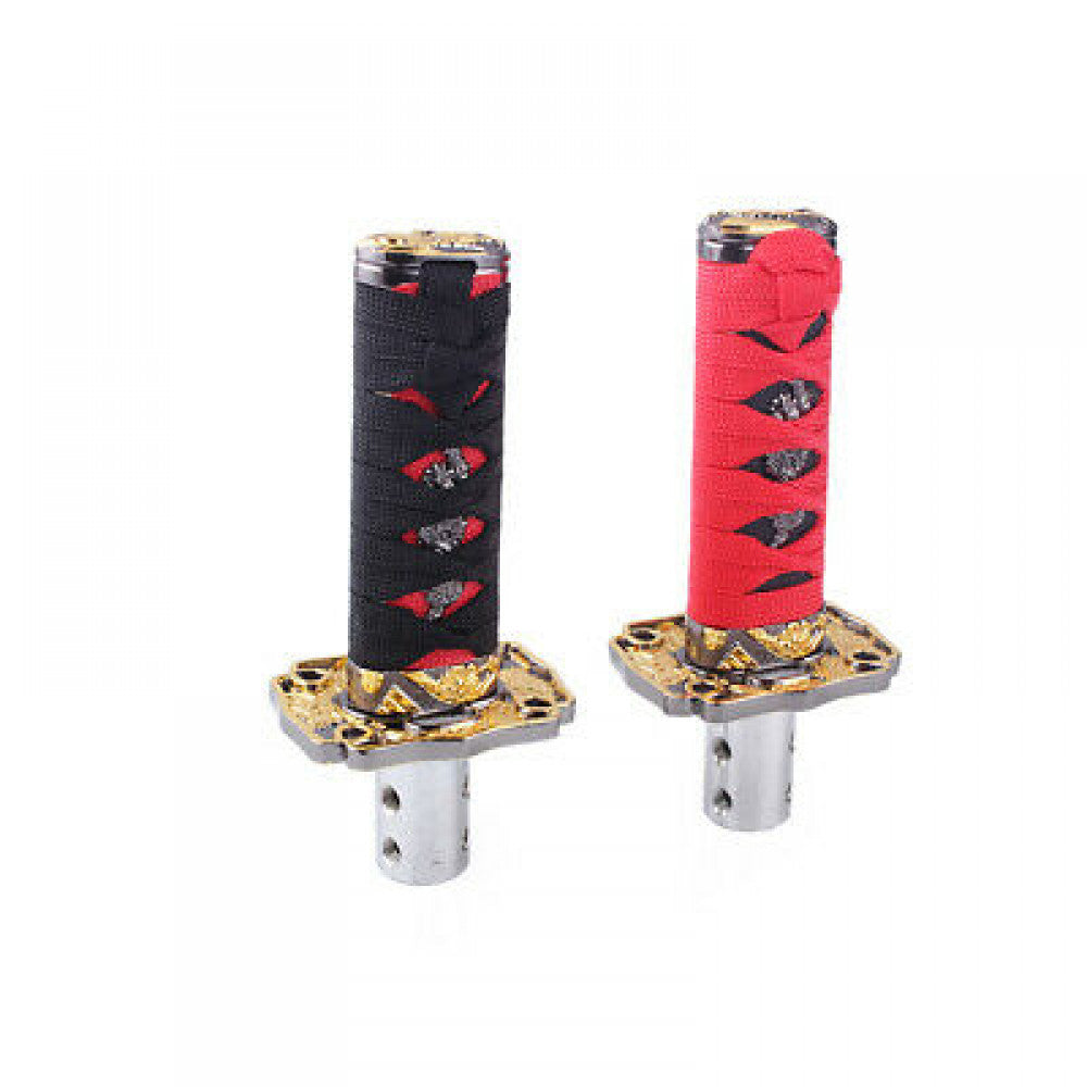 Universal 410cm Black Samurai Sword Shift Knob Shifter Katana Metal Racing JDM