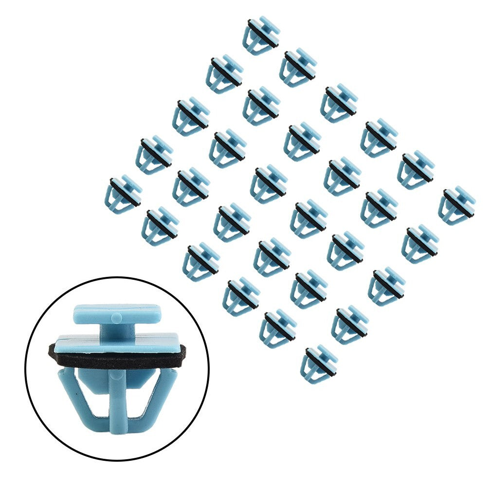 30 Molding Clips for Kia for Hyundai Fender Flare - Rocker -Door Exterior Moulding