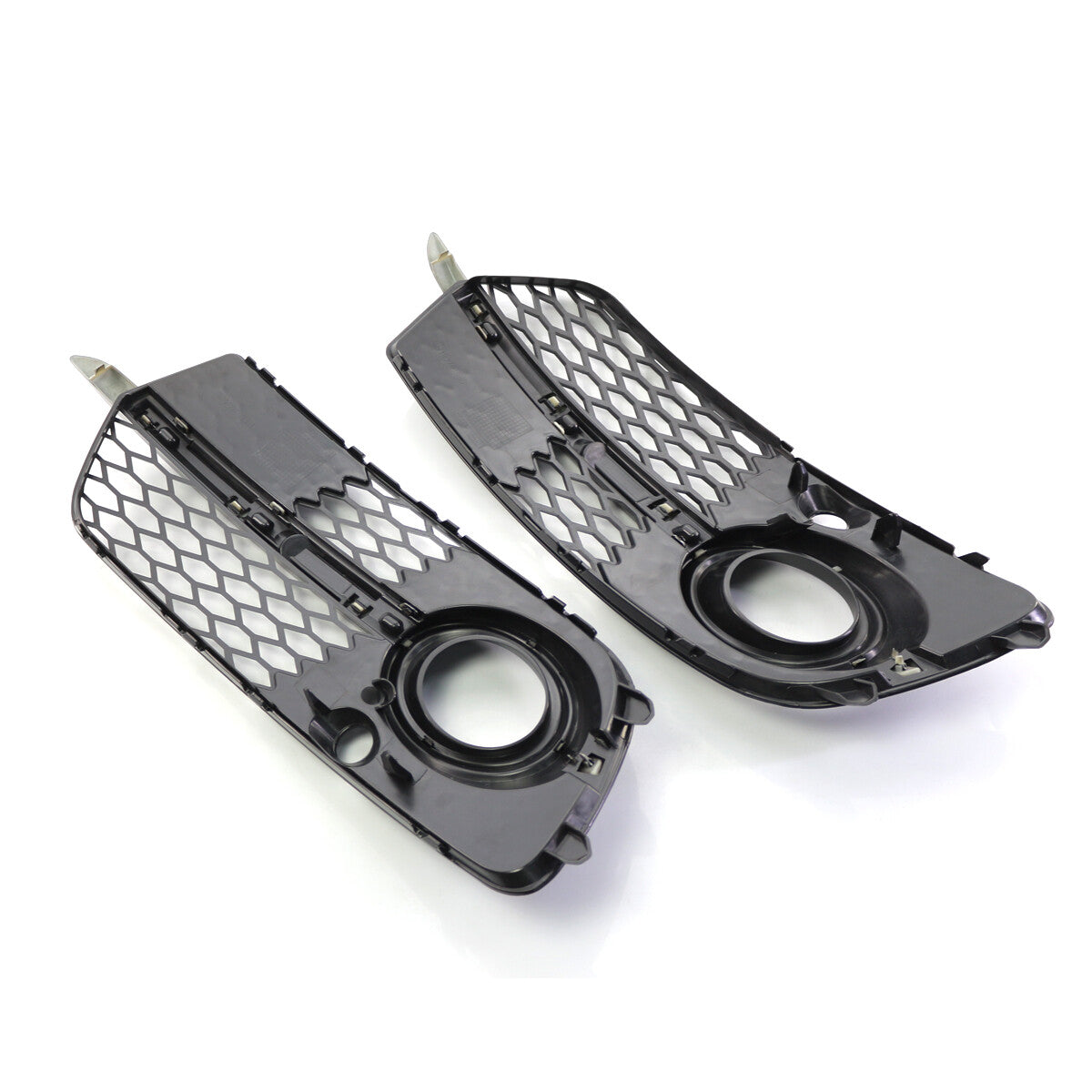 Dual front fog light grille cover for Audi Q5 Sport S Series 2013 - 2017