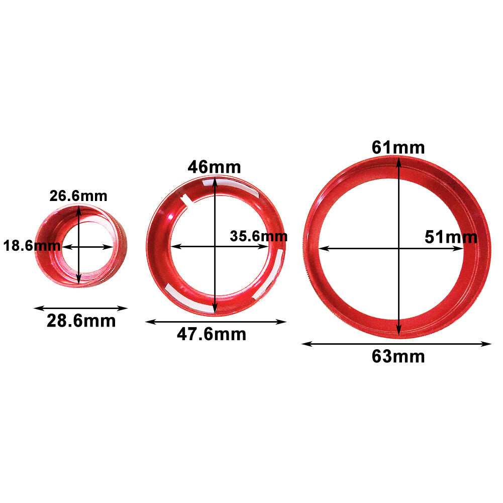 Central Control Multimedia Knob Ring Fit for Alfa Romeo Giulia for Stelvio 2017-2019