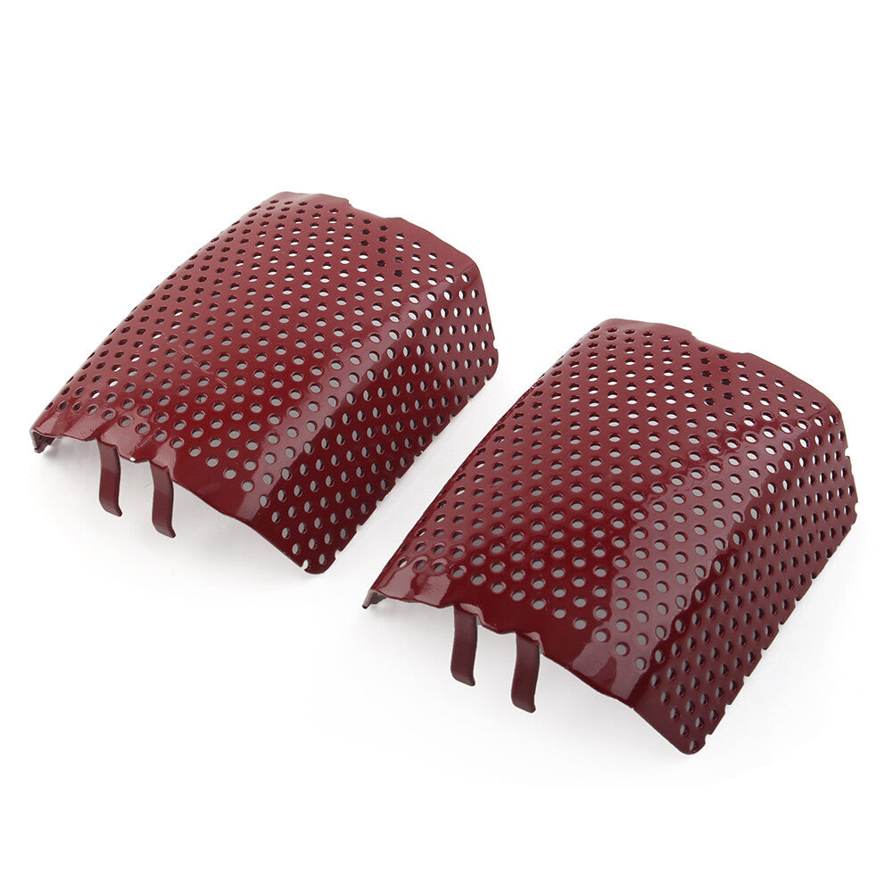 for Harley V-Rod Touring 2006-2019 Brown Steel Front Caliper Screen Inserts