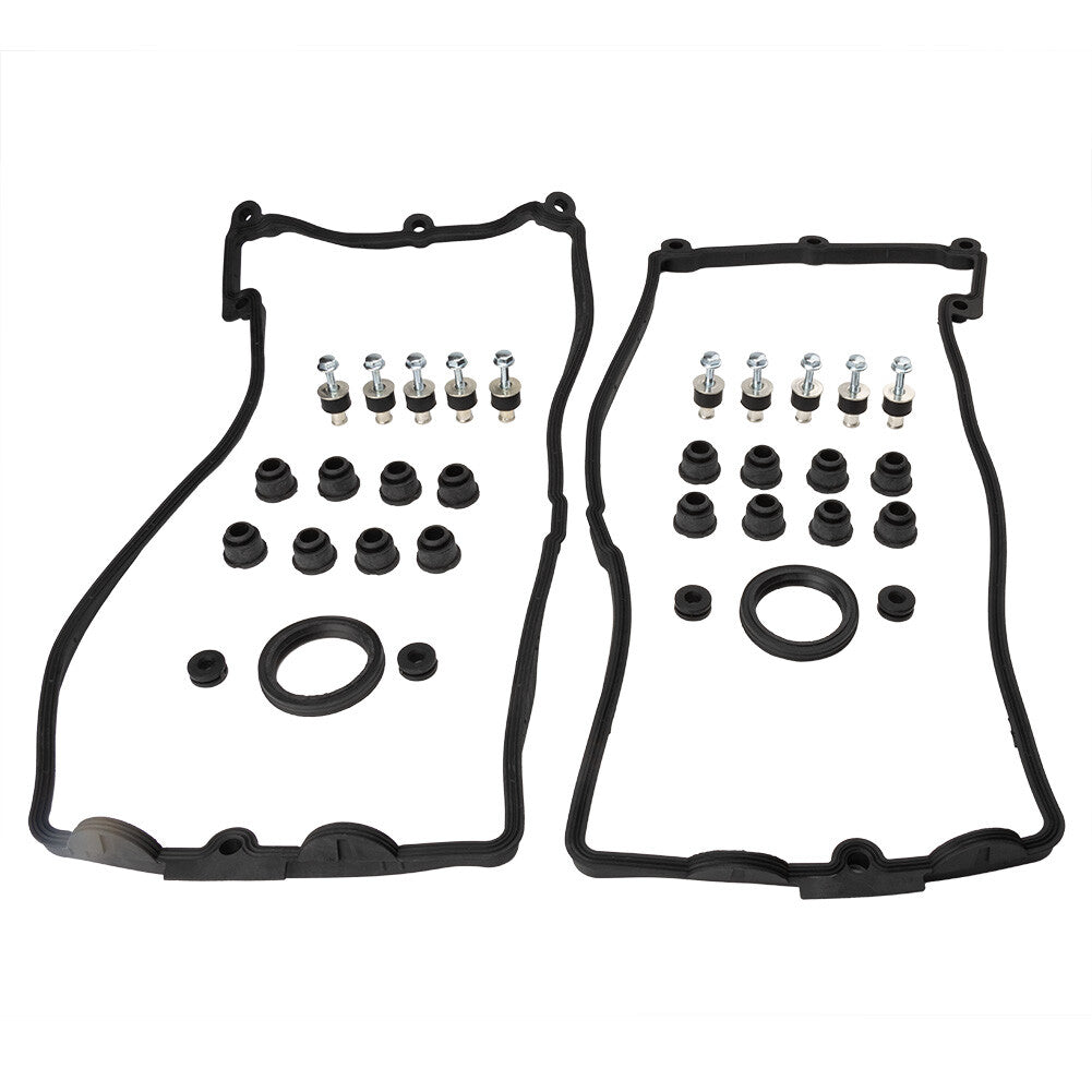 2X Fit for BMW 545i 550i 645ci 745i X5 4.4L 4.8L Valve Cover Gaskets Set LeftRight