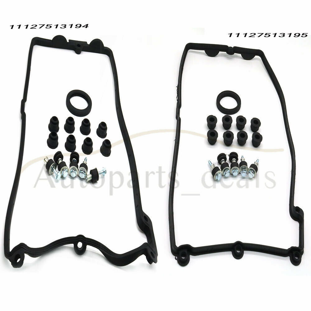 Fit for BMW 545i 550i 645ci 745i X5 4.4L 4.8L Valve Cover Gaskets Set LeftRight AU