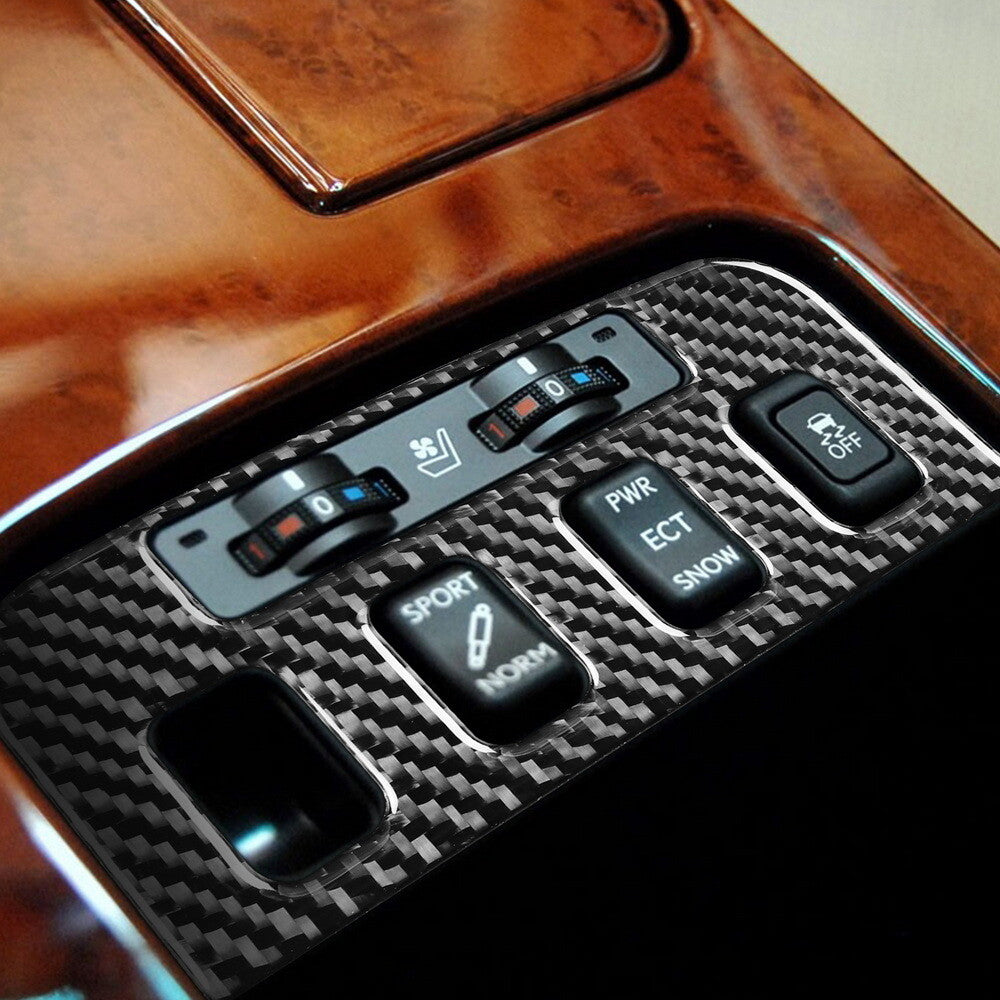 Carbon fiber gear shift button interior sticker decoration suitable for LEXUS GS 2006-2011